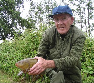 Dennis with a tench