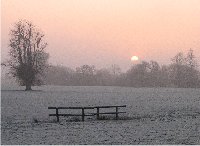 Frosty sunrise