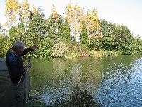 Playing a double figure carp