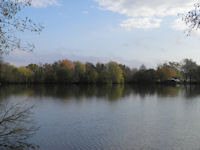 Autumn lake colour