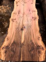 Brown pippy oak slab